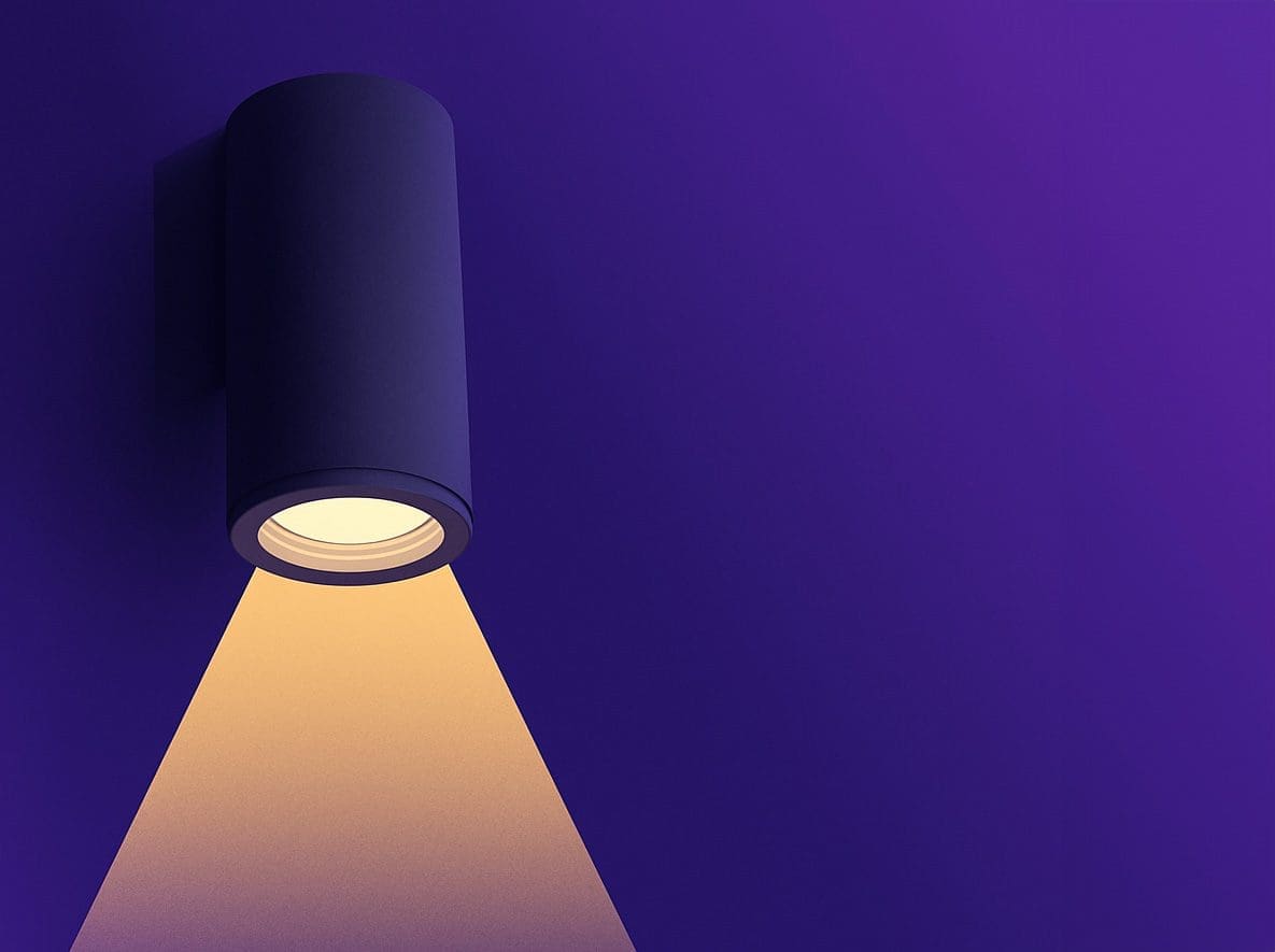 light face down for dark sky friendly