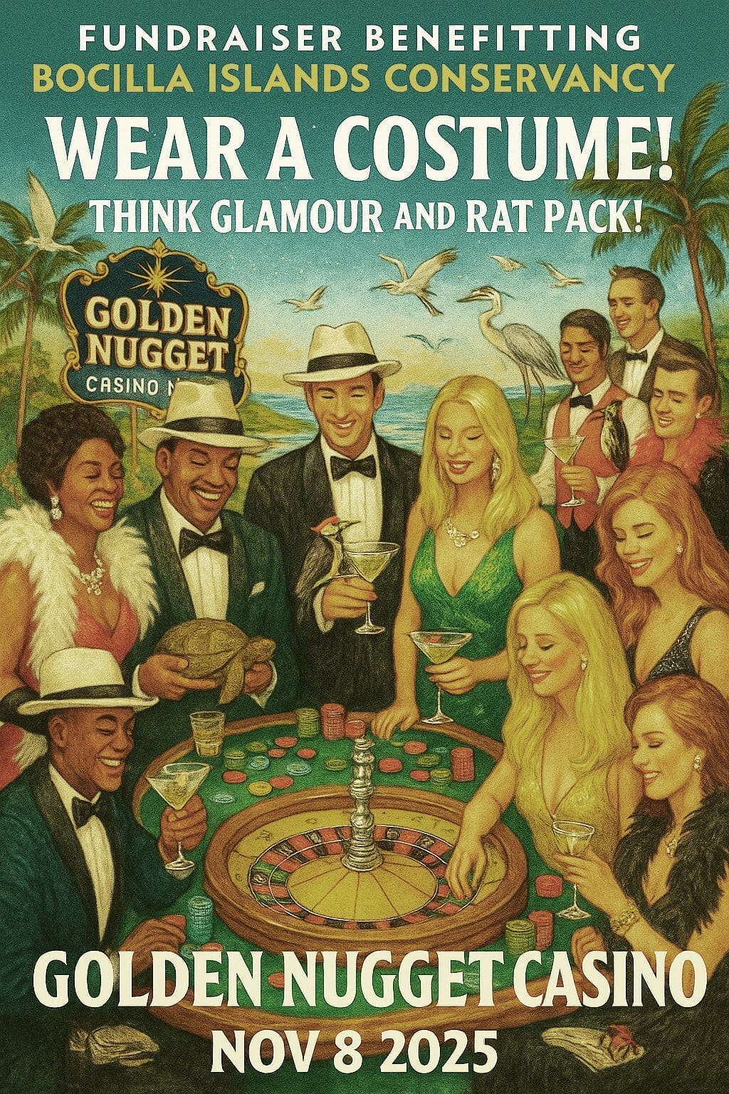 Join Us For Casino Night Nov 8 2025 at 61 Kettle Harbor at 5 PM